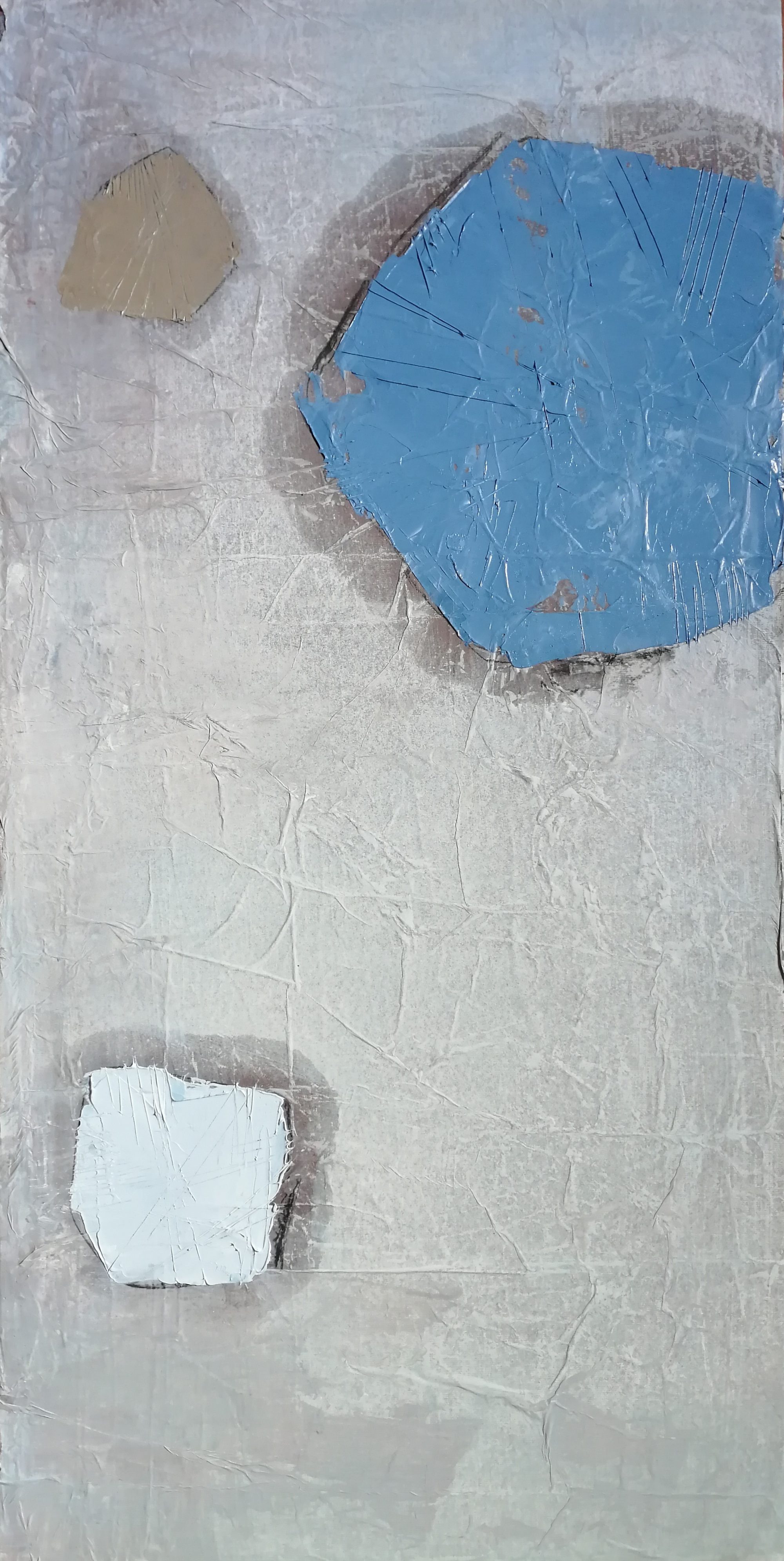 Acqua di carta con foglia bianca-80×40-2021