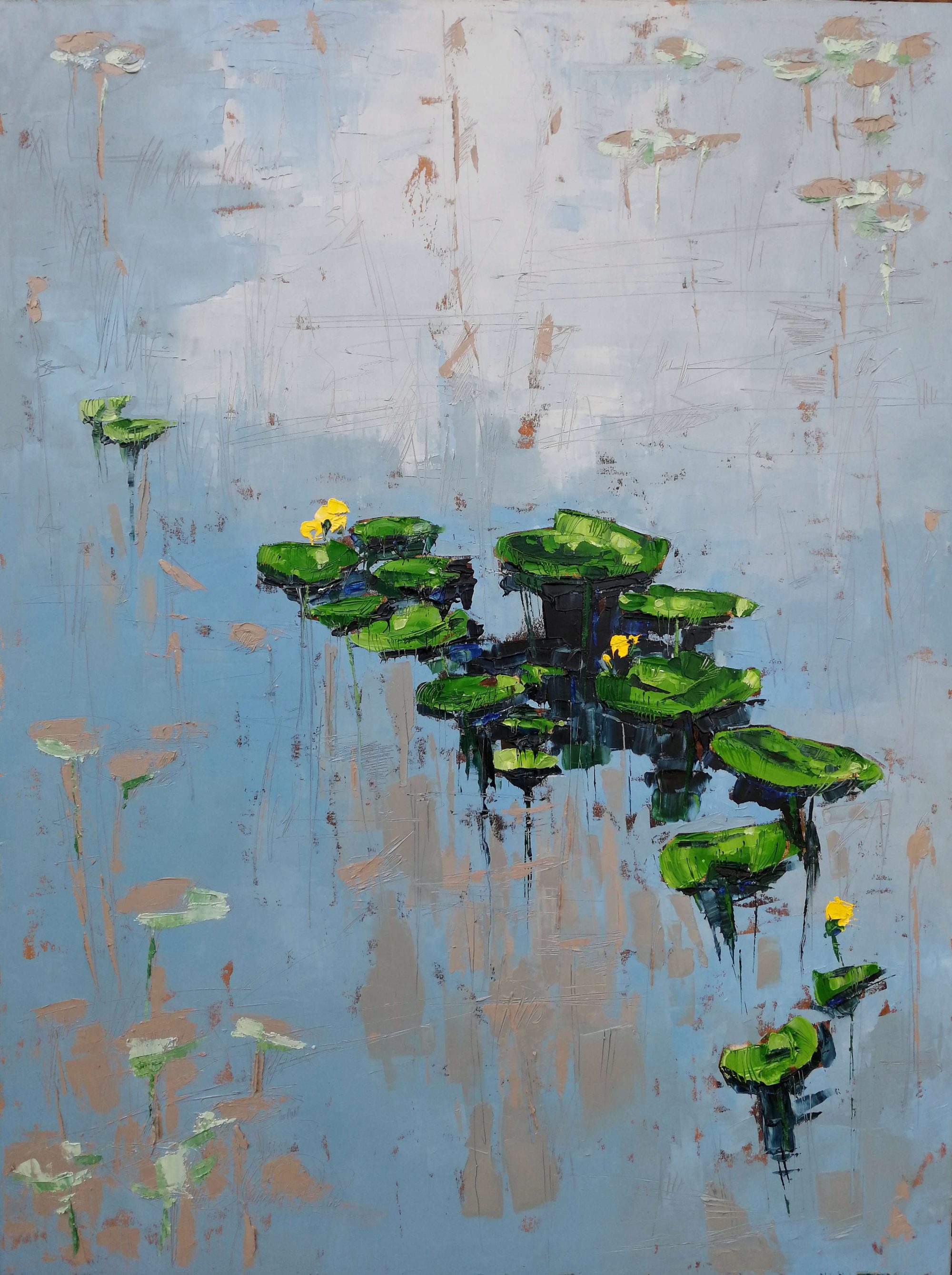 Chiara_Mazzotti_Ninfee al largo_olio su tela_80x60_2019