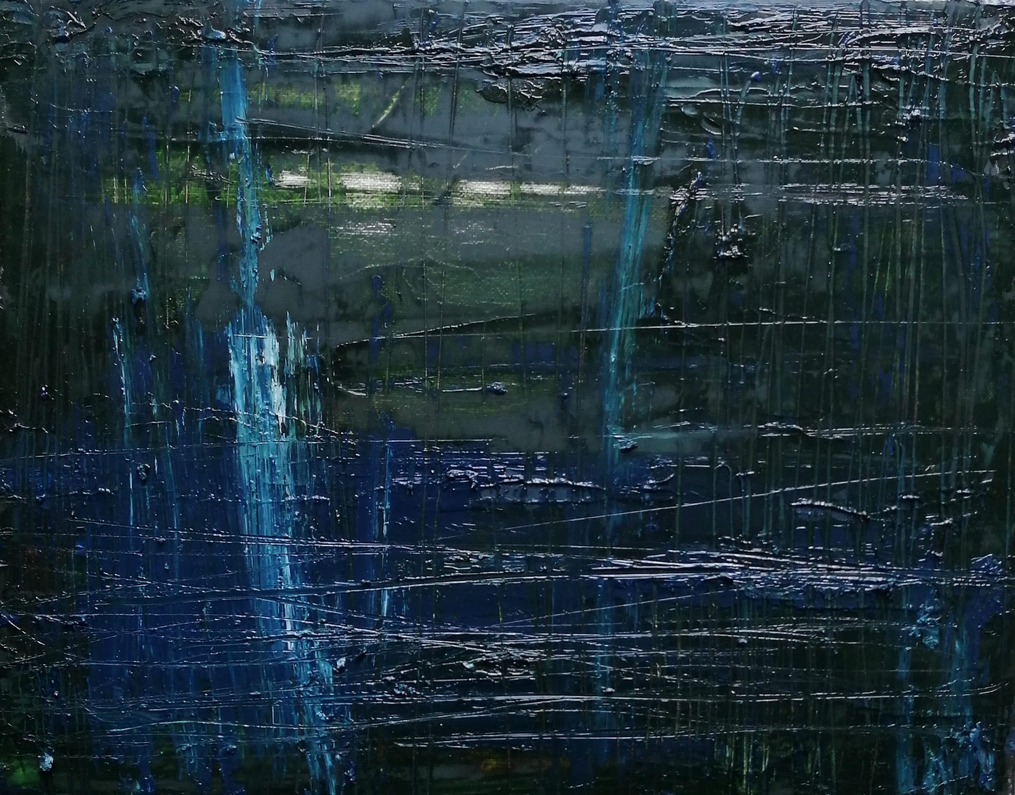 Le rive di notte – 24×30 – 2022
